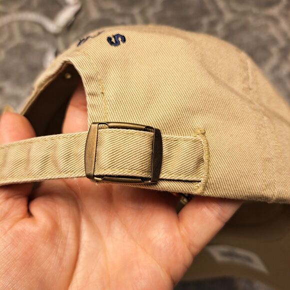 VINTAGE HARD ROCK CAFE ST LOUIS BALL CAP MENS SIZE OSFA BEIGE STRAPBACK HAT NOS - Picture 5 of 7